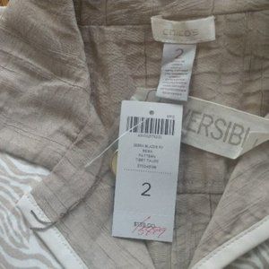 Chico's tan and white blazer